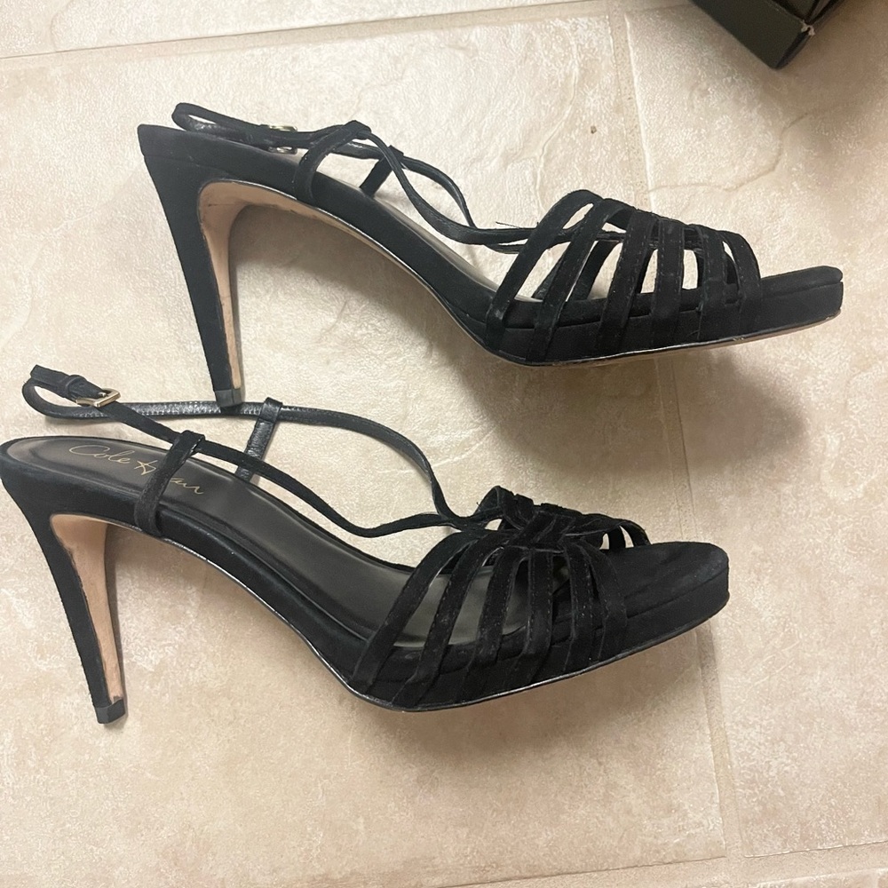 Gorgeous Cole Haan Nike Air suede heels